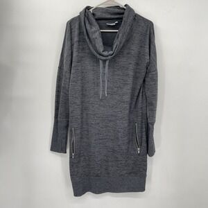 Athleta‎ 24/7 Funnel Neck Relaxed Fit Heathered Gray Womens sweater Sweatshirt M
